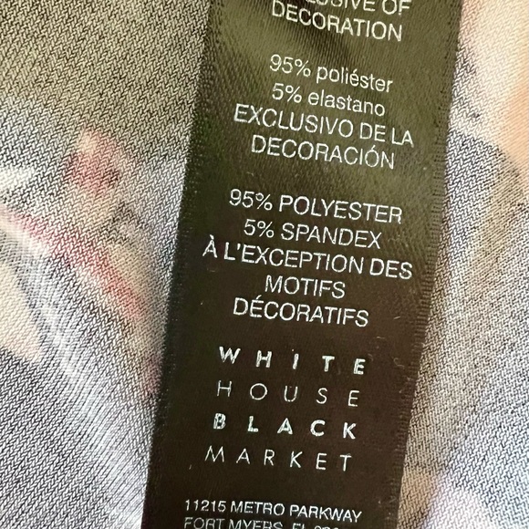 WHBM - Sleeveless Floral Print Top - Size Medium - Picture 6 of 10